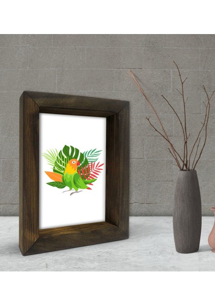 Gift Dekoratif Doğal Masif Ahşap Çerçeve 15X20CM-64