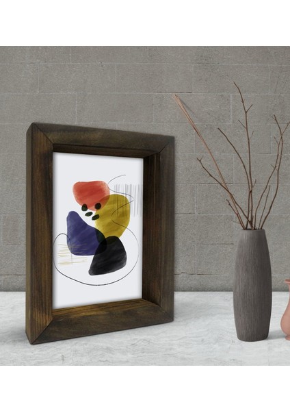 Gift Dekoratif Doğal Masif Ahşap Çerçeve 15X20CM-58