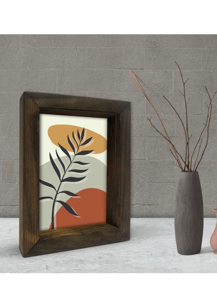 Gift Dekoratif Doğal Masif Ahşap Çerçeve 15X20CM-50