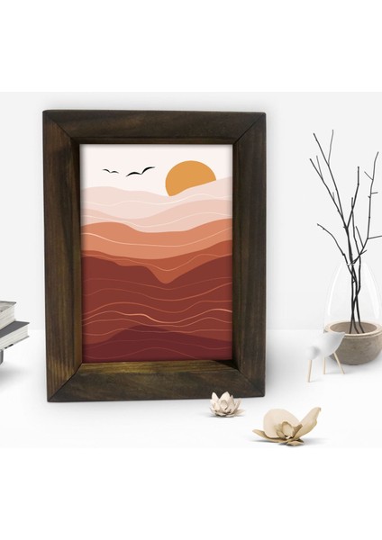 Gift Dekoratif Doğal Masif Ahşap Çerçeve 15X20CM-47 fiyatları