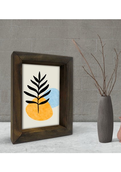 Gift Dekoratif Doğal Masif Ahşap Çerçeve 15X20CM-45