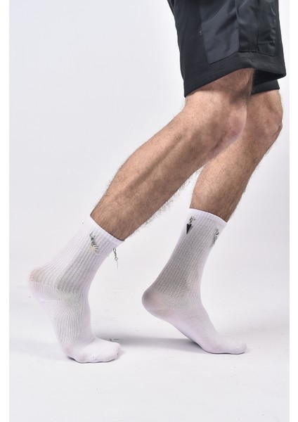 Ripeness Socks Silver Palawan Gümüş Küpeli Tenis Çorabı