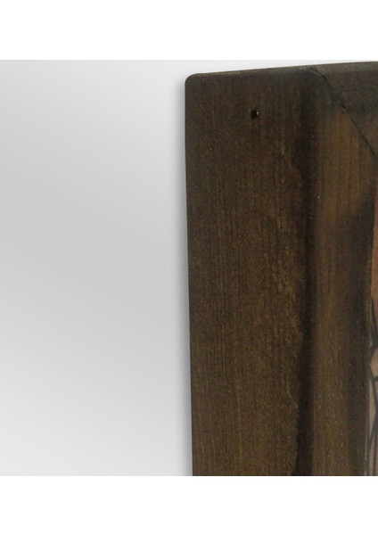 Gift Mona Lisa Tasarımlı Dekoratif Doğal Masif Ahşap Çerçeve 15X20CM-1 modelleri