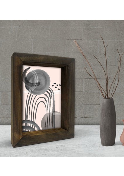 Gift Dekoratif Doğal Masif Ahşap Çerçeve 15X20CM-91