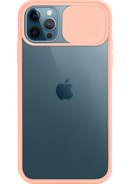 Apple iPhone 12 Pro Max Kılıf Palm Kamera Koruma Kapaklı Silikon