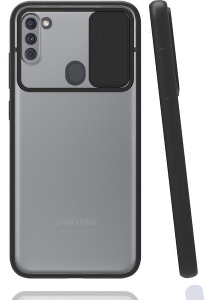 Samsung Galaxy A11 Kılıf Palm Kamera Koruma Kapaklı Silikon