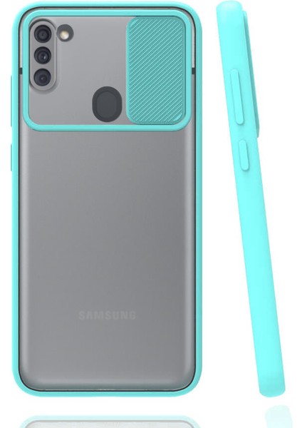 Samsung Galaxy A11 Kılıf Palm Kamera Koruma Kapaklı Silikon