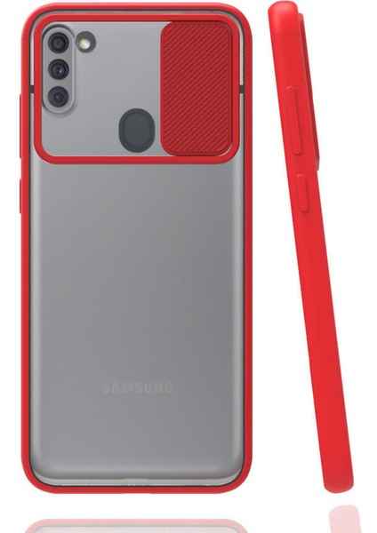 Samsung Galaxy A11 Kılıf Palm Kamera Koruma Kapaklı Silikon