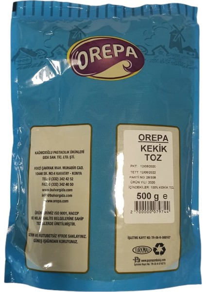 1. Kalite Toz Kekik 500 gr fiyatları