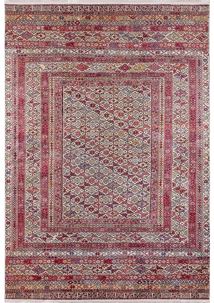 Etnik Kırmızı Renk Yıkanabilir Halı HLN043 fiyatları