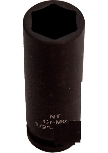 1/2 Havalı Lokma Siyah Uzun 21 mm NTZL1221U