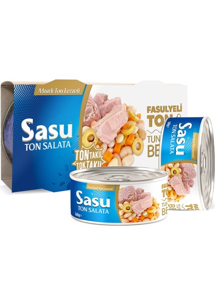 Fasulyeli Ton Salata 3X160G Iri Parça