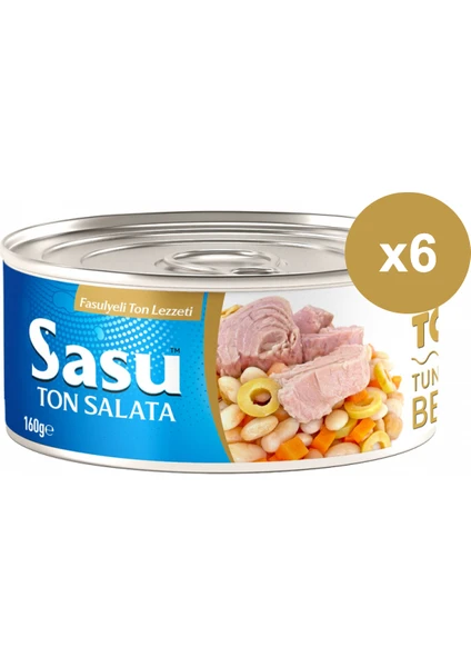 Fasulyeli Ton Salata 6X160G Iri Parça