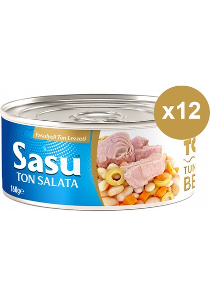 Fasulyeli Ton Salata 12X160G Iri Parça