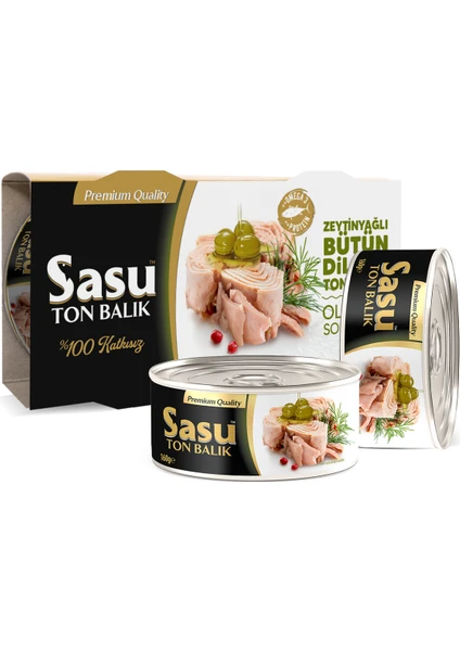 Zeytinyağlı Ton Balığı 12X160G Bütün Dilim