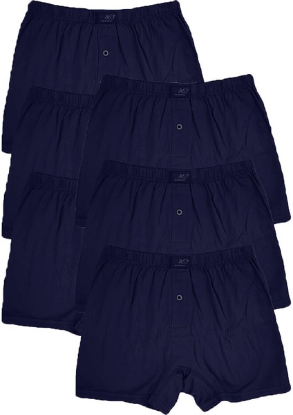 Erkek Pamuklu Penyesi Suprem Rahat Pacalı Renklı Dugmelı Boxer