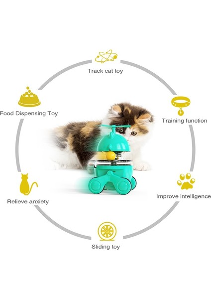Interaktif Kedi Oyuncağı-Mavi
