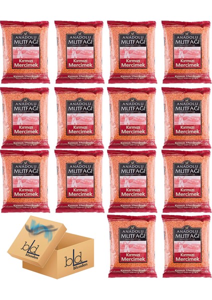 Kırmızı Mercimek 1kg x 14 Adet