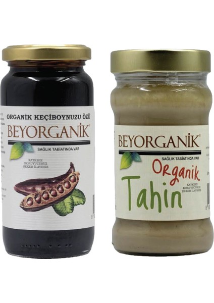 Tahin 300 Gr. + Keçiboynuzu Özü 315 Gr. 2'li Paket