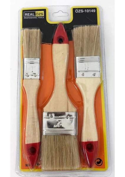 Kestirme 3 Lü Boya Fırça Seti 1410 Real OZS-10149