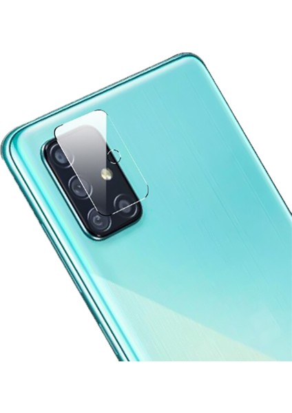 Samsung Galaxy A71 Kamera Lens Koruyucu Hd Ince Yüksek Kalite Nano Cam