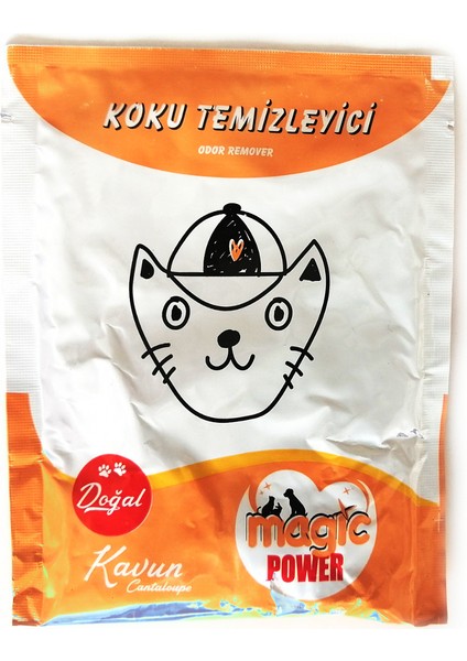 Magic Power Kedi Kumu Koku Giderici 25 gr Kavun Kokulu