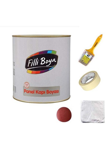 Panel Kapı Boyası Set 2,5 Litre Renk : Açık Kahve