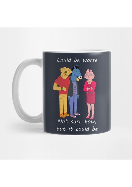 Bojack Horseman/winnie The Pooh (Quote) Kupa Bardak