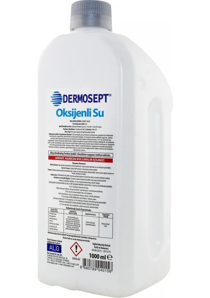 Dermosept Oksijenli Su 1000ML - 12 Adet