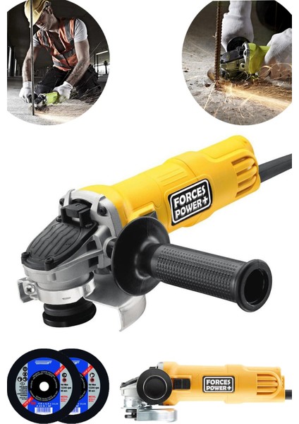 Forces&power Germany JET-3500 W X-Torq Metal Dişli Şanzıman Avuç Içi Taşlama Kesme Makinesi