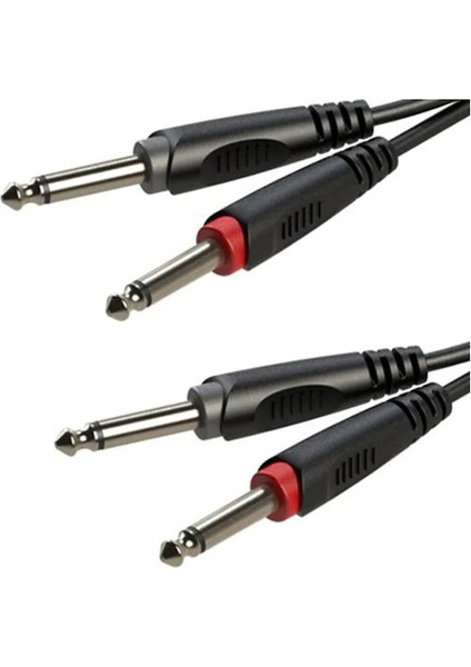 Mono Gitar Hazır Kablo 3 M 2 x 6.3 mm RX-K13003