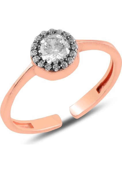 Gümüş Rose Elmas Montörlü Üçlü Set modelleri