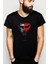 The Punisher Baskılı Siyah Erkek Örme Tshirt 1