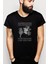 Peaky Blinders On A Gathering Storm Baskılı Siyah Erkek Örme Tshirt 1