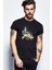 Tatto Legend Retro Baskılı Siyah Erkek Örme Tshirt 1