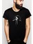 Joker Baskılı Siyah Erkek Örme Tshirt 1