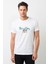 Rick Sanchez Morty Smith Rick ve Baskılı Beyaz Erkek Örme Tshirt 1