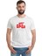 Lady Gaga Artpop Baskılı Beyaz Erkek Örme Tshirt 1
