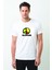 Olodum Baskılı Beyaz Erkek Örme Tshirt 1
