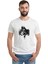 Death Logo Note Ryuk Işığı Yagami Baskılı Beyaz Erkek Örme Tshirt 1