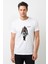 Assassins Creed Iv Black Flag Baskılı Beyaz Erkek Örme Tshirt 1