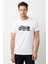 Bring Me The Horizon Baskılı Beyaz Erkek Örme Tshirt 1