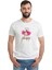 Lady Gaga Mother Monster Baskılı Beyaz Erkek Örme Tshirt 1