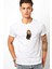 Deniz Aslanı Leopard Jaguar Felidae Aslanlar Baskılı Beyaz Erkek Örme Tshirt 1
