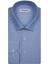 Slim Fit Koyu Mavi Düz Erkek Gömlek 1