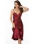 900 Bordo Saten Gecelik 4