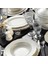 Bone Olympos 62 Parça 1138020 Desen Platin Fileli Yemek Takımı 1