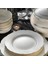 Bone Olympos 62 Parça 1138020 Desen Platin Fileli Yemek Takımı 2
