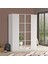New Home Gardırop 4 Kapaklı Çekmeceli Aynalı Elbise Dolabı Hm2-W 2