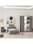 Genç Odası Takımı 3'lü Set Beton-Kahve 1. Sınıf Malzeme ile Modern Tasarım 3